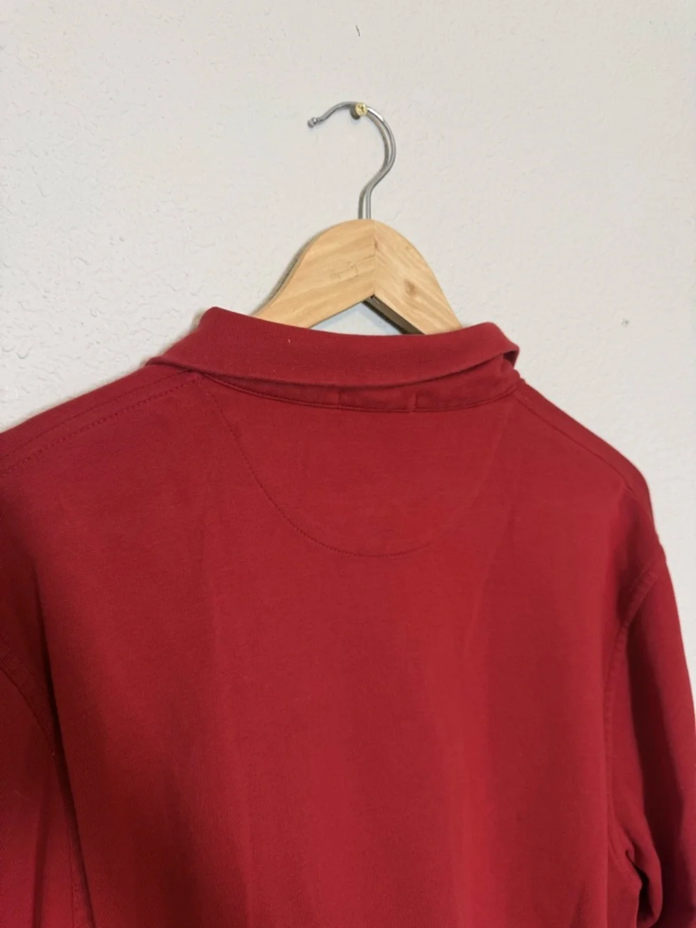 Burberry | Brit Men's Red Quarter-Zip Sweater - L - Picture 5 of 5